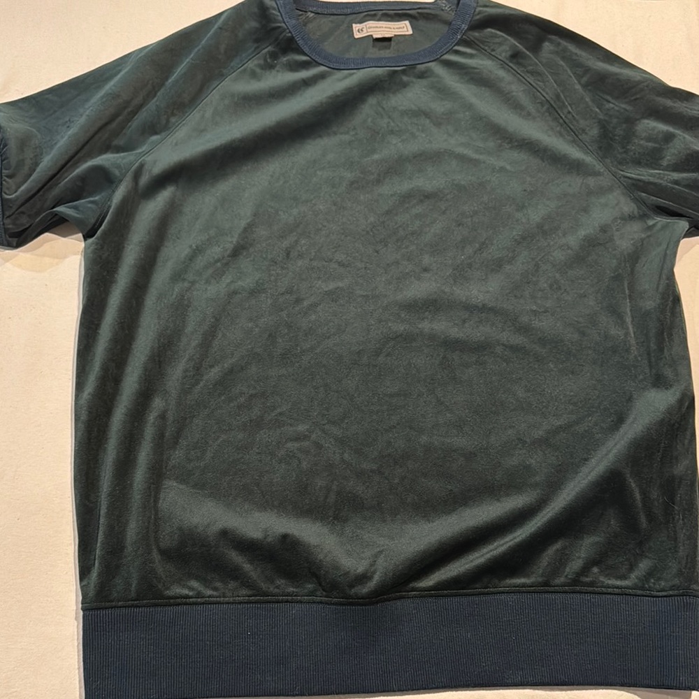 Dark Green Velvet shirt